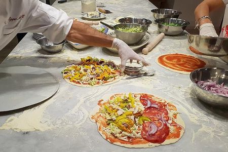 Pizza and Gelato Making Class in Rome