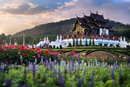 Half Day Phra That Doi Kham Temple and Royal Park Rajapruek (Private Tour)