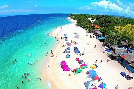 Cebu Moalboal Beach, Sardine Run, Sea Turtle Viewing + Canyoneering Tour