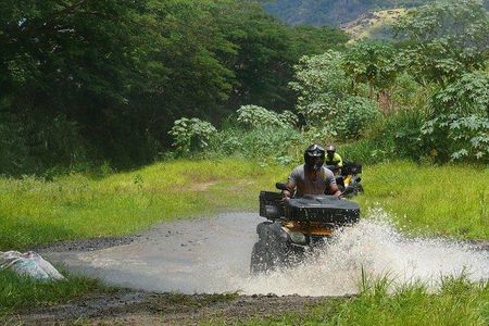 ATV Quad Bike Adventure Tour to Remote Village and School (Departs Nadi)