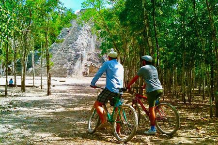 Coba Ruins, Punta Laguna Nature Reserve, Cenote and Mayan family
