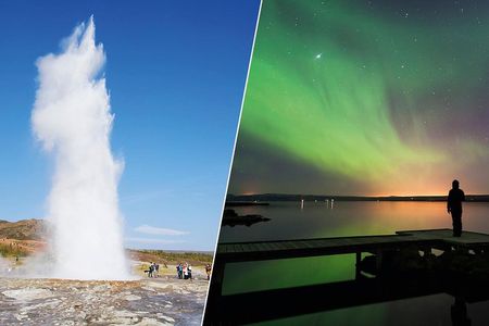 The Golden Circle & Northern Lights Combo tour