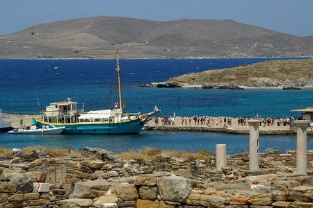 Shared Cruise from Mykonos to Ancient Delos & Rhenia island 