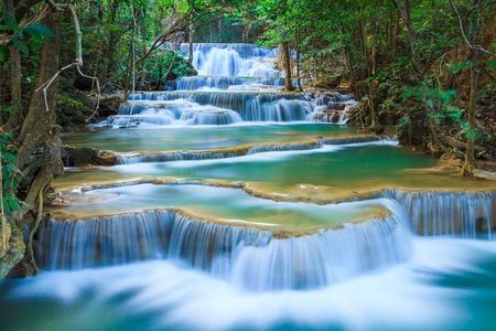 Erawan Waterfalls-Death Railway & River Kwai Tour