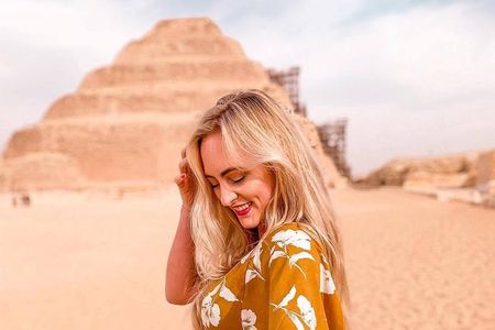 Day Tour To Giza Pyramids Memphis City Dahshur And Saqqara Pyramids