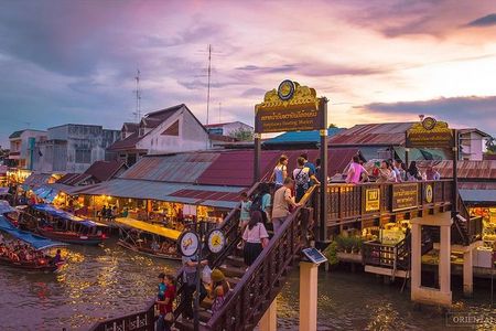 Amphawa Floating Market Tour with Maeklong Railway Market