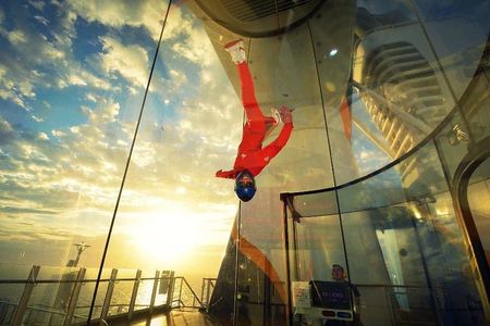 Montgomery Indoor Skydiving Experience with 2 Flights & Personalized Certificate