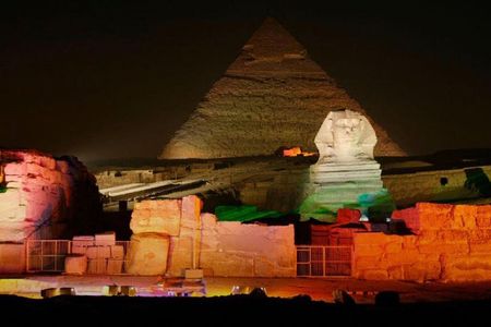 Sound and Light Show Giza Pyramids tickets + private Transfer 