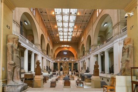 The Old Egyptian Museum in Cairo ( At Tahrir Square ) .
