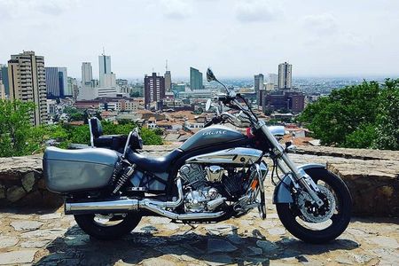 Tour Cali on a high-capacity cruiser motorcycle - Cristo Rey & Yanaconas
