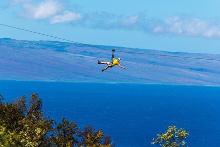 Maui 8 line Zipline Adventure: Soar above valleys & Island views