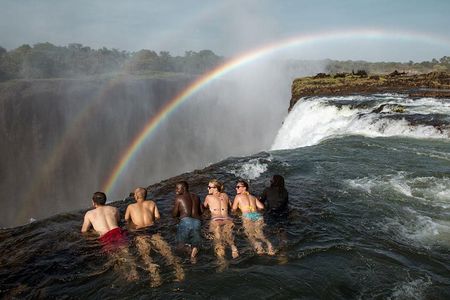 Devil's Pool Livingstone Island Breakfast 