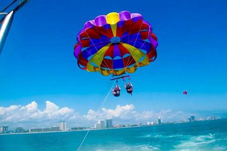 Swim & Fly Day Trip in Cancun with Transportation 