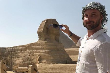  pyramids, Egyptian Museum Layover with Camel & Felucca Ride 
