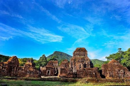 MY SON Tour & Hoi An Countryside with Basket Boat, Buffalo Ride,Farming Activity