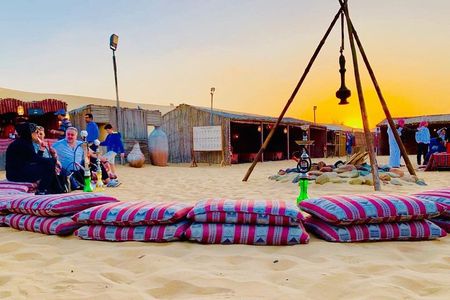 Red Dune evening Desert Safari With BBQ dinner and Camel ride 