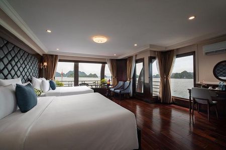 HaLong - LanHa Bay 1 Night On The 2nd Deck with La Pandora Cruises 