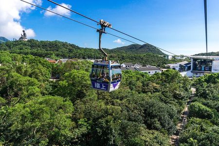Lantau HK Guided Tour - Cable Car, Tai O, Big Buddha, Monastery