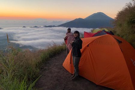 Mount Batur Camping Tour with Sunset and Sunrise Experience
