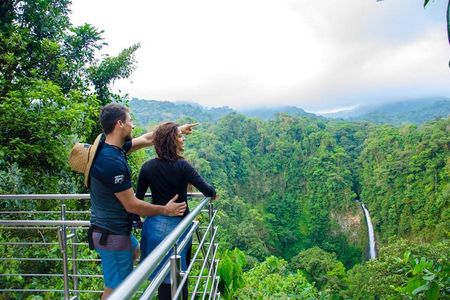 La Fortuna Waterfall, Hanging Bridges, Arenal Volcano Combo Tour