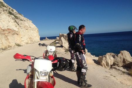 full day off road motorcycle adventure, Cabo Pulmo or Santiago waterfalls 