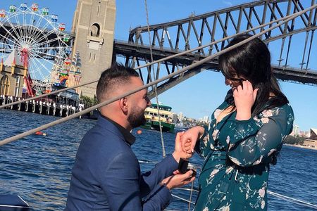 Private Sunset Sydney Harbour Romance Cruise for Two with Seafood Dinner