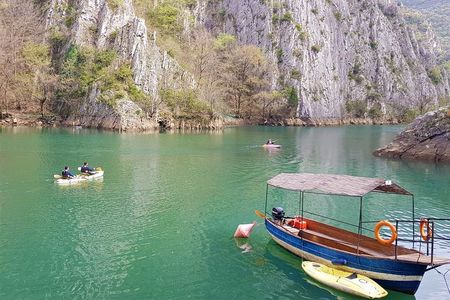 Millenium Cross, St. Pantelemon Monastery &Matka Canyon private tour from Skopje