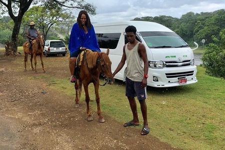 Explore Montego Bay to Horse Back Riding, River Tubing, Blue Hole