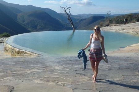 Full-Day Hierve El Agua, Mitla and Tule Tour from Oaxaca City