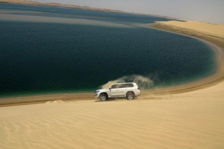 Desert Safari with Camel Ride, Sand Boarding & Inland Sea Tour in Doha