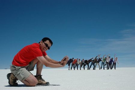 Uyuni Salt flat 2 day+sunset at Salt Water Region + Mirror effect