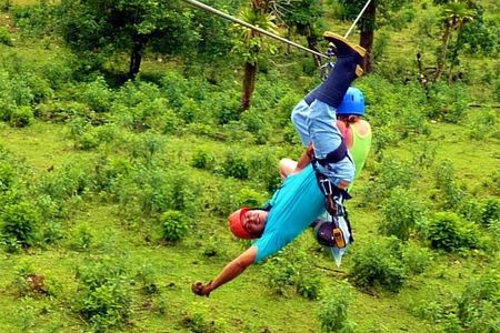 Zipling Hot Springs Adventure from Tamarindo, Rincon de la Vieja