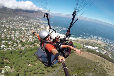 Tandem Paragliding Cape Town Experience TABLE MOUNTAIN PARAGLIDE