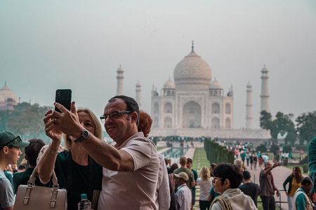 Taj Mahal Agra Tour by Gatimaan Express Train 