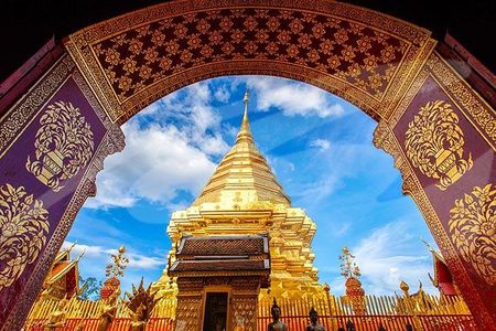 Wat Doi Suthep Temple and White Meo Hilltribe Village Half-Day Tour from Chiang Mai