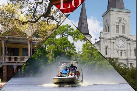New Orleans City/Cemetery and Swamp Full-Day Tour 