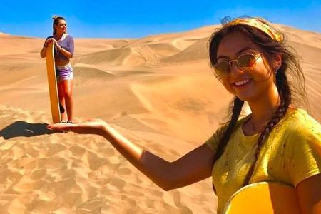 Paracas, Ica and Huacachina Oasis from Lima with Touristic Van