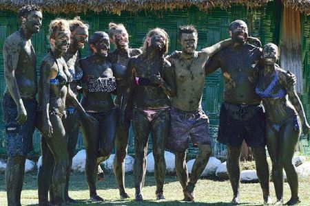 Mud Pools, Hindu Temple, Sleeping Giants Gardens, shopping, markets & Lunch 