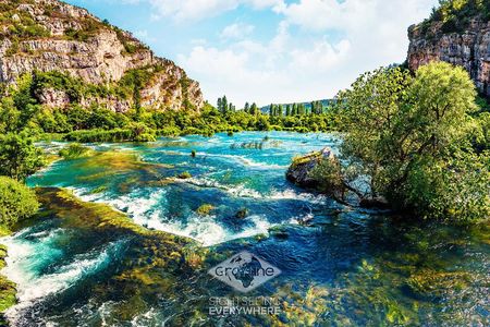 Krka Waterfalls Day Tour with Boat Ride from Split and Trogir
