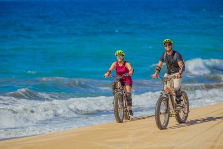 Electric Bike Beach Adventure with tequila tasting and lunch
