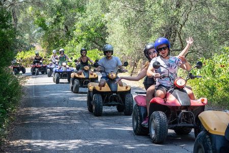 ATV Quad Guided Sightseeing/ Exploring Tour@The Pink Palace Corfu