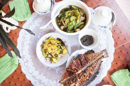 Traditional Market Tour and Private Laotian Cooking Class with a Local