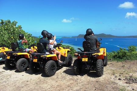 Island Tour & Getaway on the Bora Bora Mountains by Quad / ATV