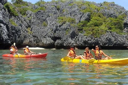Sea Kayaking at Ang Thong National Marine Park from Koh Samui