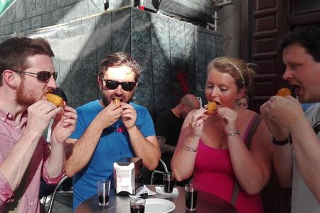 Madrid Local's Wine and Tapas Lunch Tour with a side of History