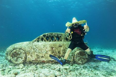 For certified Divers Experience the Under Water Museum and the Manchones Reef 
