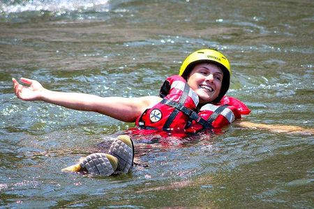 Swim Below the Victoria Falls Sprays
