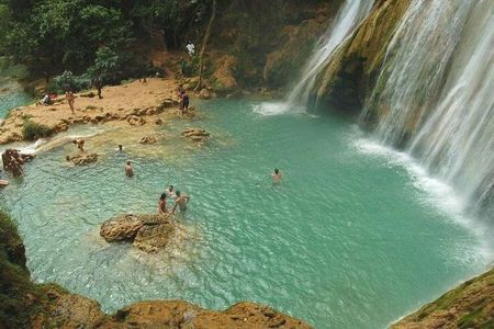 Samana full day & Bacardi Island Tour Lemon Waterfall