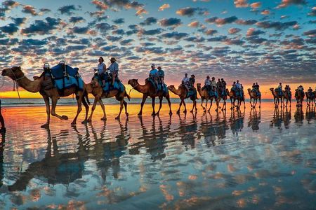 Daily walks at sunset with "barbecue - couscous" dinner