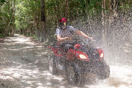 ATV Mud Kicking and Snorkeling by Boat in Cozumel 